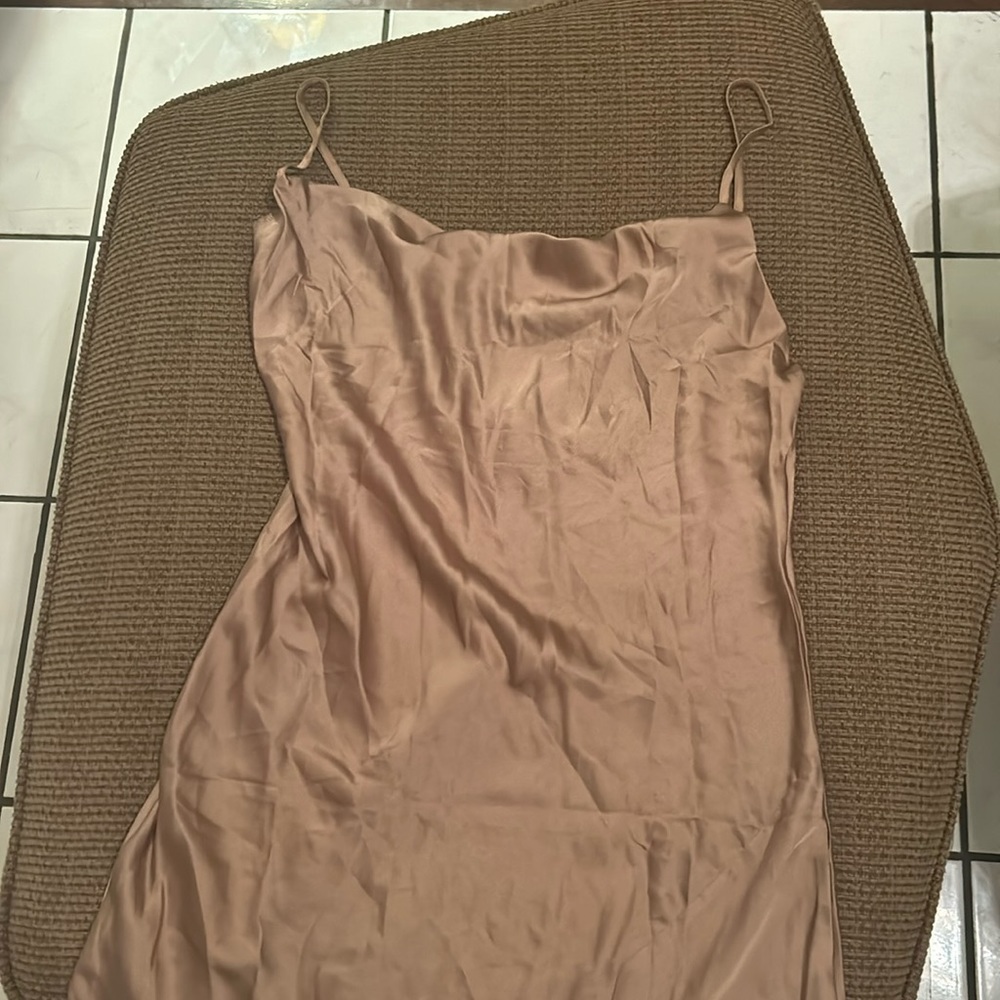 Satin Midi Dress